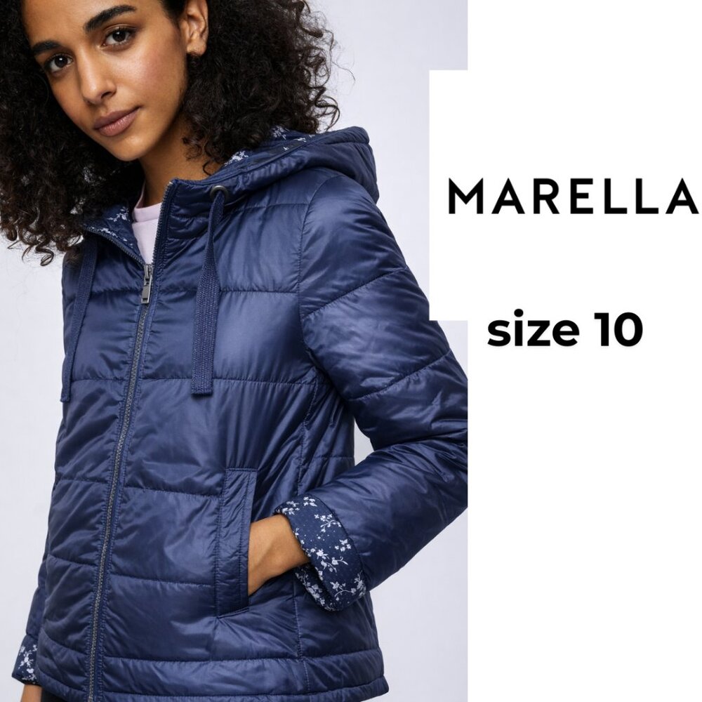 MARELLA Sport Midnight Blue Reversible Jacket